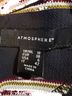 Atmosphere Stripes Black Multi Color Romper Size 10 - photo 2
