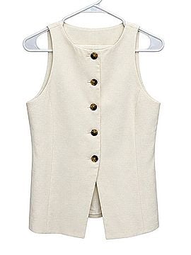 Madewell Crewneck Cutaway Vest Vest (view 2)