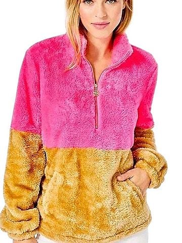 Lilly Pulitzer Keala Sherpa Popover Jacket (view 1)