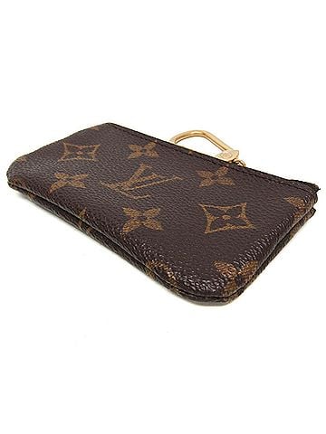 Louis Vuitton Louis Vuitton Monogram Key Pouch M62650 Men,Women Monogram Coin Purse/coin Case Brown (view 2)