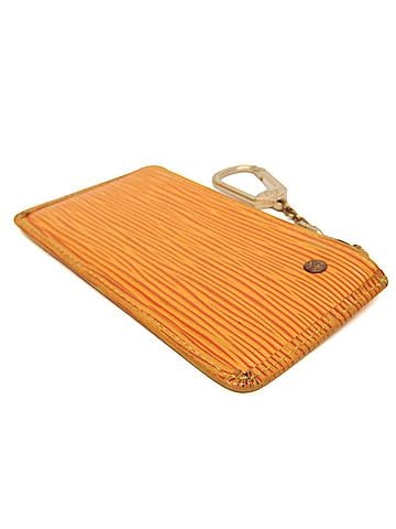 Louis Vuitton Louis Vuitton Epi Key Pouch M63809 Women,Men Epi Leather Coin Purse/coin Case Yellow (view 2)