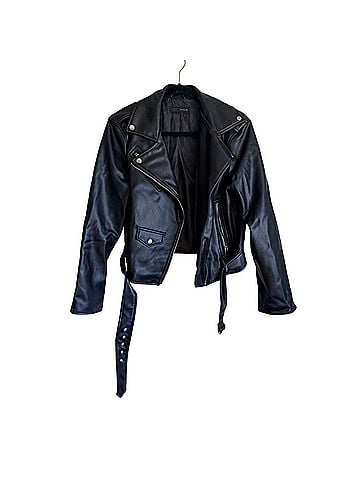 Zara Faux Leather Jacket (view 1)