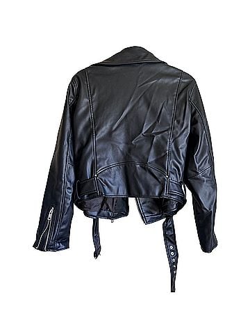 Zara Faux Leather Jacket (view 2)