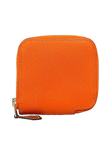 Hermès Hermes Azap Long Silk In Wallet/Coin Case, Veau Epsom Leather, Orange, X Stamp (view 1)