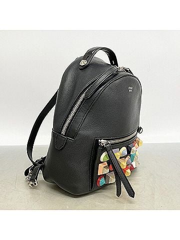 Fendi Fendi Bag, Backpack, Daypack By The Way Leather Black Women's (view 2)