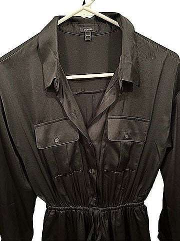 Express Wide-Leg Satin Jumpsuit Jumpsuit (view 2)
