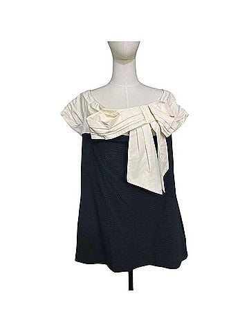 Maeve Bow Front Mini Dress Cocktail Dress (view 1)
