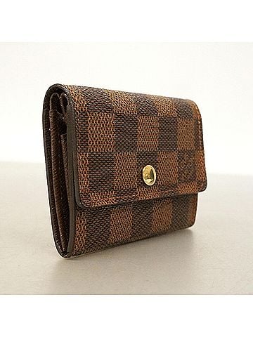 Louis Vuitton Louis Vuitton Damier Portemonnaie Platter Wallet/Coin Case N61930 Ebene Men's/Women's (view 2)