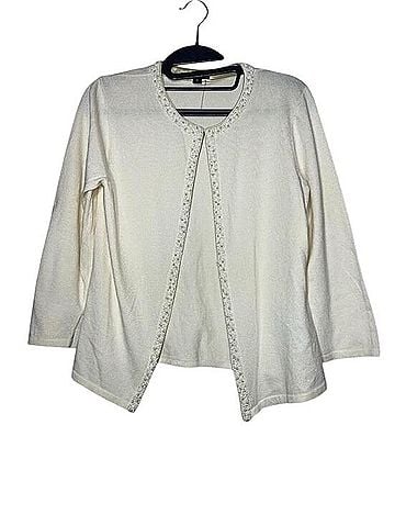 Lafayette 148 New York Silk Cardigan (view 1)