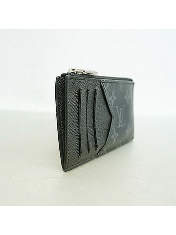 Louis Vuitton Louis Vuitton Monogram Eclipse Coin Card Holder M30271 Black Men's Wallet/Coin Case (view 2)