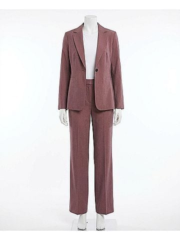 b.young Welt Style Melange Blazer in Rouge Charcoal (view 2)