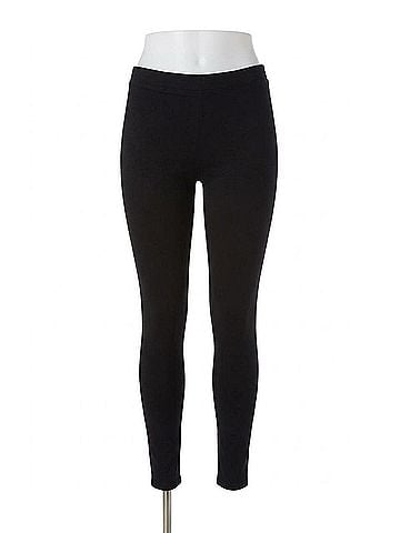 Hue Women's Ultra Soft High Waist Denim Leggings in Black (view 1)