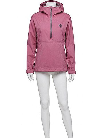 Black Diamond Stormline Stretch Anorak Jacket in Dyno Pink (view 1)