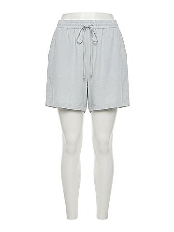 Skies Are Blue Soft Modal Shorts in Blue Fog (view 1)