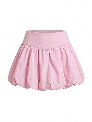 Simply Southern Women's Bubble Skirt in Pink (view 1)