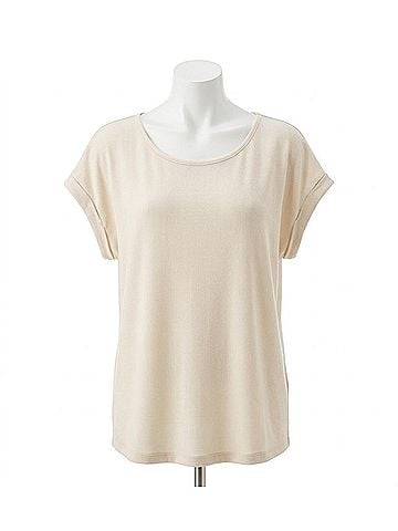 Isle Apparel Easy Breezy Pintuck Tee in White (view 1)