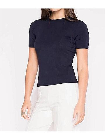 Ripley Rader Fitted Short Sleeve T-Shirt in Navy (view 2)