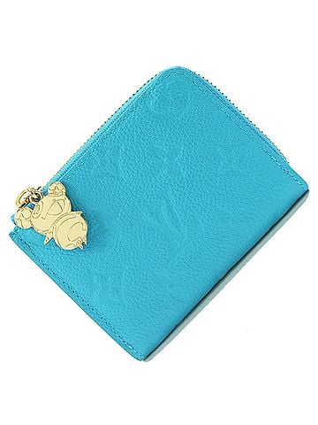Louis Vuitton Louis Vuitton Wallet/Coin Case Monogram Empreinte LV x TM Portefeuille Noir Compact M13801 Cabila Blue Coin Purse Mini Wallet Takashi Murakami Panda Women's LOUIS VUITTON (view 1)