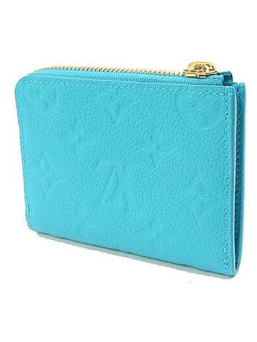 Louis Vuitton Louis Vuitton Wallet/Coin Case Monogram Empreinte LV x TM Portefeuille Noir Compact M13801 Cabila Blue Coin Purse Mini Wallet Takashi Murakami Panda Women's LOUIS VUITTON (view 2)