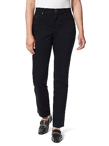 Gloria Vanderbilt Amanda Slimming Jeans in Black (view 2)