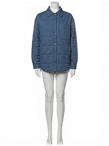 Promesa U.S.A. Women's All In A Day's Work Quilted Jacket in Blue (view 1)