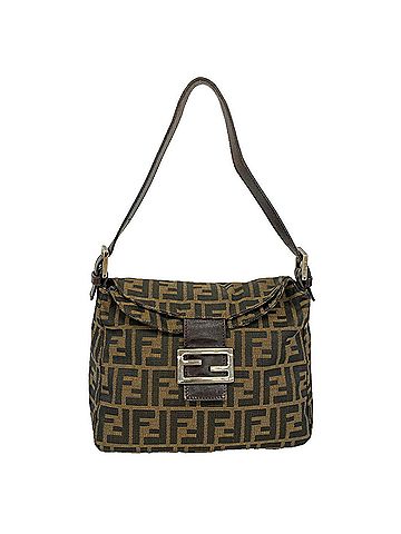 Fendi Fendi Zucca Mamma Bucket Shoulder Bag, Nylon Canvas, Brown, Women's (view 1)