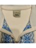 L.L.Bean 100% Polyester Floral White Blue Jacket Size M - photo 4