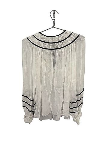 Diane von Furstenberg Beverly Long Sleeve Blouse (view 2)