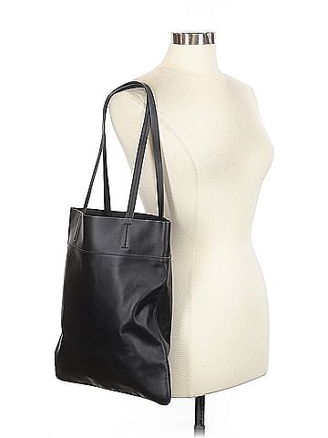 Madewell Madewell The Magazine Tote Bag in Leather (view 2)