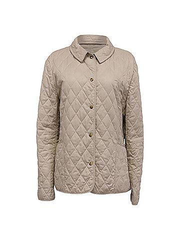Burberry Burberry Quilted Constance Jacket in Beige Polyester (view 1)