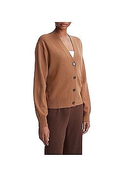 Vince. Wool + Cashmere V-Neck Knit High Button Cardigan Cashmere Cardigan (view 1)