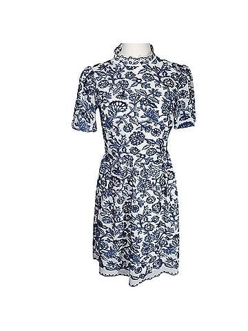 Michael Kors Floral Embroidered Eyelet Casual Dress (view 1)