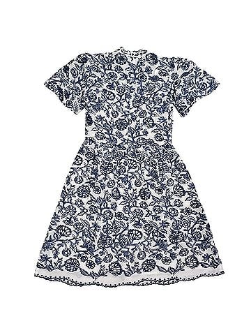 Michael Kors Floral Embroidered Eyelet Casual Dress (view 2)