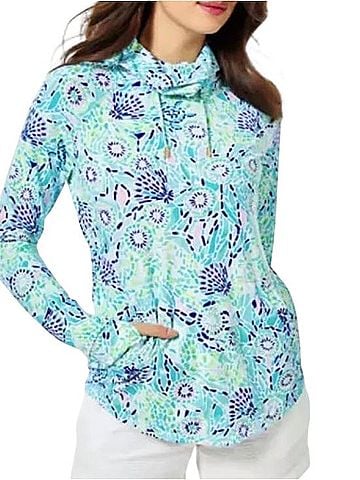 Lilly Pulitzer Lilblock UPF 50+ ChillyLilly Popover Long Sleeve T-Shirt (view 1)