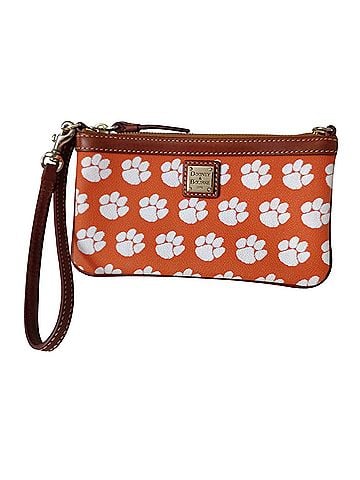Dooney & Bourke Clemson Tigers Wristlet Leather Wristlet (view 1)