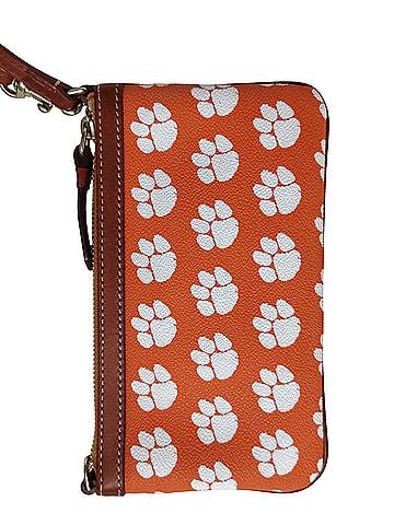 Dooney & Bourke Clemson Tigers Wristlet Leather Wristlet (view 2)