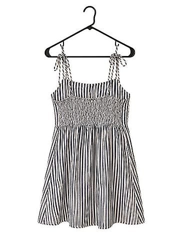 Old Navy Striped Tie-Shoulder Sundress Casual Dress (view 2)