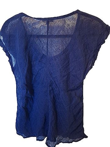Eileen Fisher Short Sleeve Blouse (view 2)