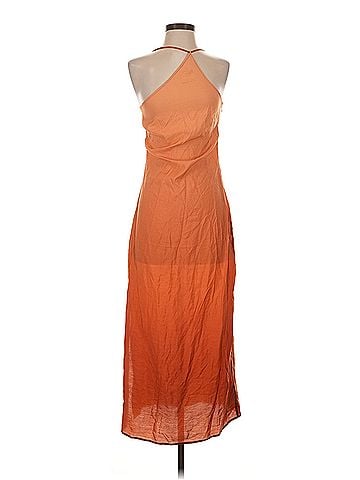 Madewell Madewell One-Shoulder Midi Slip Dress (view 1)