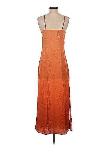 Madewell Madewell One-Shoulder Midi Slip Dress (view 2)