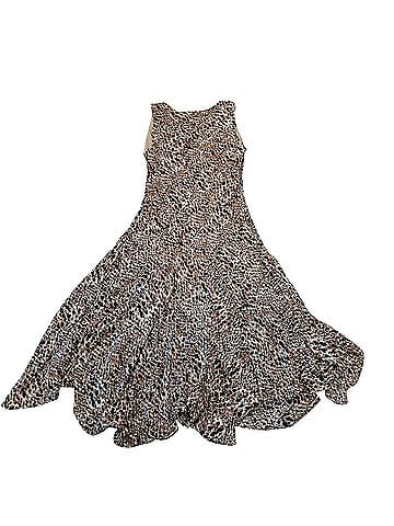 Lauren by Ralph Lauren Georgette Leopard Casual Dress (view 2)