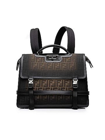 Fendi Medium Zucca Canvas Peekaboo ISeeU Convertible Backpack (view 1)