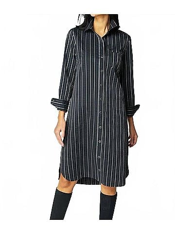 Habitat Cafe Midi Dress in Black (view 2)