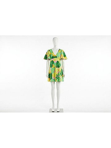 Kate Spade New York Cucumber Floral Swing Dress in Multi (view 1)