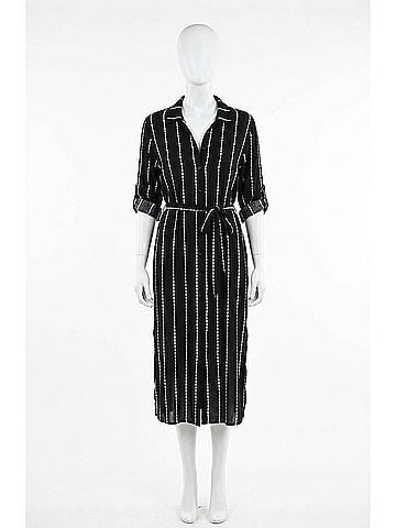 La Blanca Maxi Dress Swimsuit Cover Up in City Lights Black (view 1)