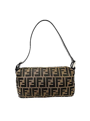 Fendi FENDI Mamma Bucket Zucca Handbag, Canvas and Leather, Brown, 33492, Women's (view 2)
