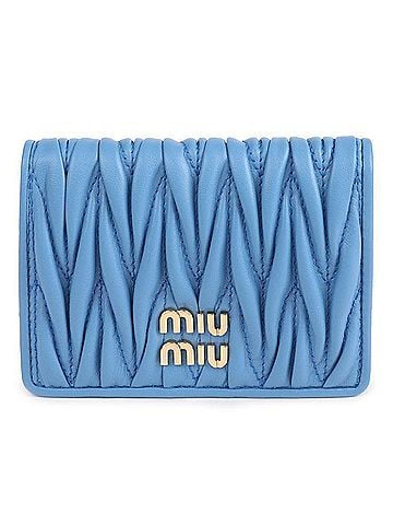 Miu Miu Napa Leather Card Holder (view 1)