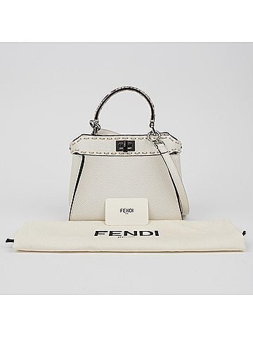 Fendi Peekaboo Mini Tote Shoulder Bag (view 1)