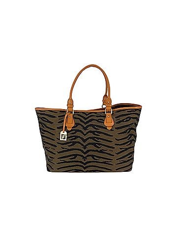 Fendi Fendi Cloth Tote Bag Tiger (view 1)