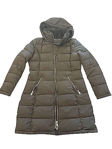 Andrew Marc Long Quilted Puffer Coat (view 1)